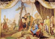 Giovanni Battista Tiepolo Rachel Hiding the Idols from her Father Laban Germany oil painting artist